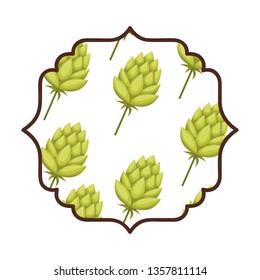 elegant frame isolated icon