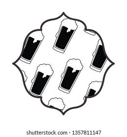 elegant frame isolated icon
