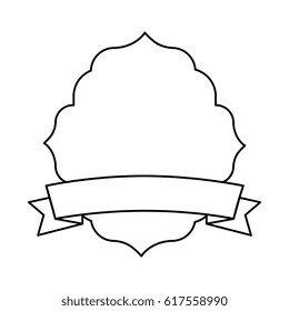 elegant frame isolated icon