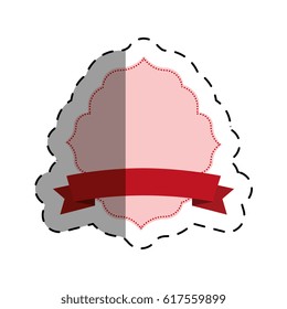 elegant frame isolated icon