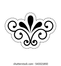 elegant frame isolated icon vector illustration design