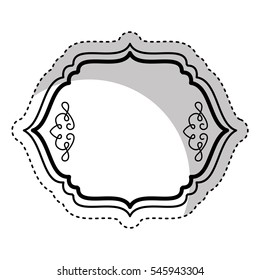 elegant frame isolated icon vector illustration design