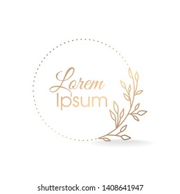 Elegant frame for poster/invitation card design. Vector image.
