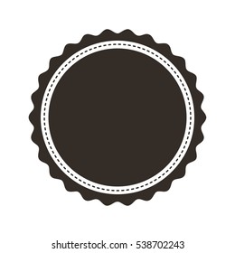 elegant frame style icon vector illustration design