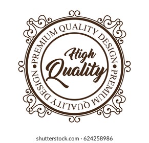 elegant frame style retro