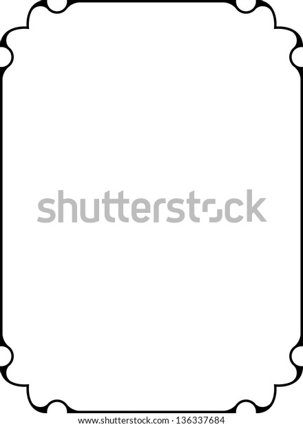 elegant frame vector stock vector royalty free 136337684 https www shutterstock com image vector elegant frame vector 136337684