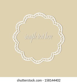 elegant frame - Vector Illustration 