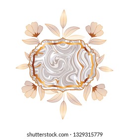 elegant frame victorian isolated icon