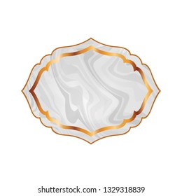 elegant frame victorian isolated icon
