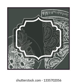 elegant frame victorian with italian food