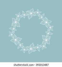 Elegant  frame for your design. Place for text. Vintage cover.