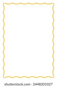 Elegant frame for your text, photos or invitations, blank Frame for certificate, diploma, voucher, invitation, congratulation