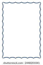 Elegant frame for your text, photos or invitations, blank Frame for certificate, diploma, voucher, invitation, congratulation