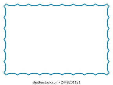 Elegant frame for your text, photos or invitations, blank Frame for certificate, diploma, voucher, invitation, congratulation