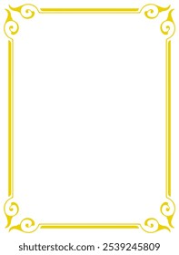 Elegant frame for your text, photos or invitations, Elegant blank Frame for certificate, diploma, voucher, invitation, congratulation. Decorative border frame 