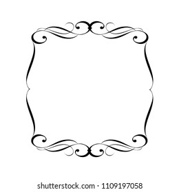 Elegant frame.Vector illustration.