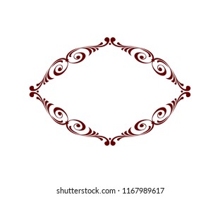 Elegant frame.Vector illustration.