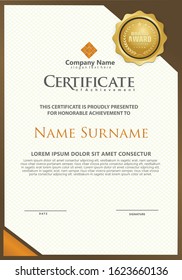 elegant and futuristic modern certificate template with texture pattern background.