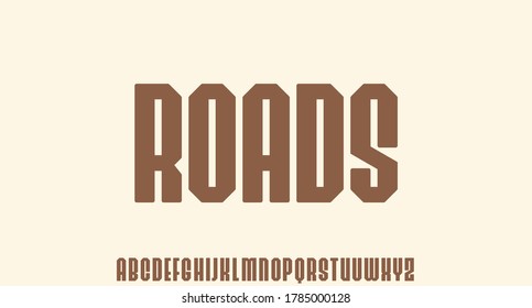 THE ELEGANT FUTURISTIC MODERN STRONG AND DISPLAY FONT