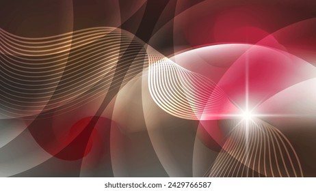 Elegant futuristic wallpaper. An excellent background for designing pages on social networks, posters, presentations, outdoor advertising and your other projects. Vector.