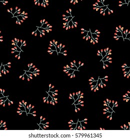 Elegant gentle trendy pattern in small-scale flower. Millefleurs. Liberty style. Floral seamless background for textile, fabric, covers, manufacturing, wallpapers, print, gift wrap and scrapbooking.