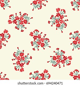 Elegant gentle trendy pattern in small-scale flower. Millefleurs. Liberty style. Floral seamless background for textile, fabric, covers, manufacturing, wallpapers, print, gift wrap and scrapbooking.