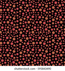Elegant gentle trendy seamless pattern in small-scale flower. Vector floral seamless background for textile, fabric, covers and manufacturing.
