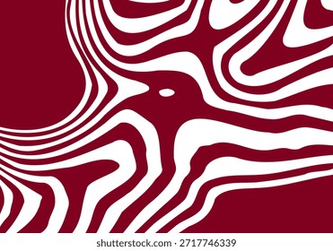 Elegante abstracción geométrica con rayas distorsionadas para un fondo de presentación moderno. Eps 10