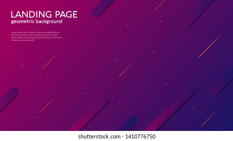 Elegant geometric background. Dynamic shapes composition.