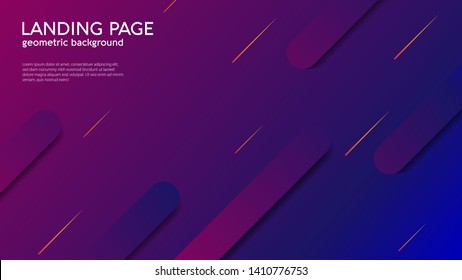 Elegant geometric background. Dynamic shapes composition.