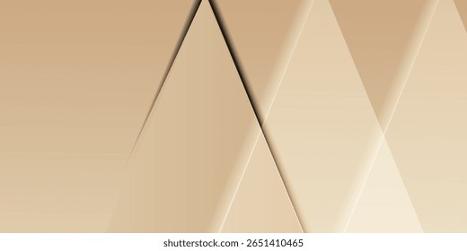 Elegant geometric background with overlapping diamond shapes and smooth beige gradients, perfect for modern design projects. eps 10