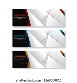 Elegant geometric banner