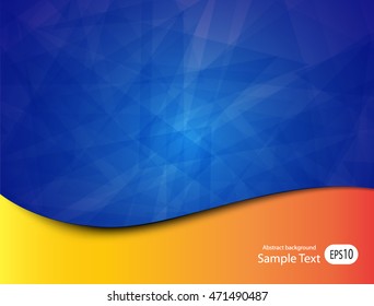 Elegant Geometric Blue Background