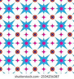 Elegante diseño geométrico colorido patrón único