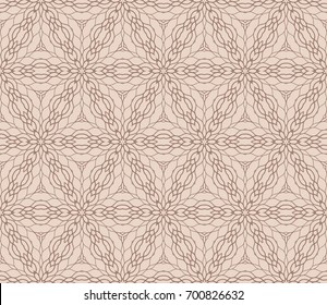 elegant geometric design. seamless vector illustration. beige color