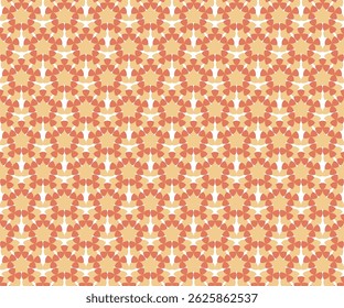 Elegant Geometric Floral Pattern – Combines floral elements with geometric patterns