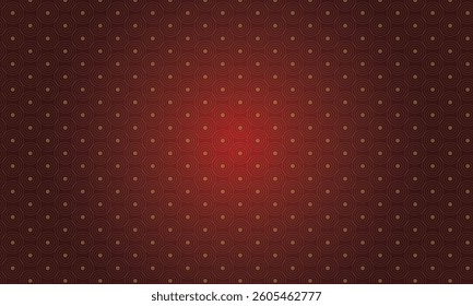 Elegant Geometric Golden Circle Pattern
