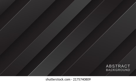 Elegant geometric line shape on black background