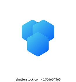 vector de diseño de logotipo geométrico elegante 