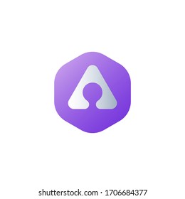vector de diseño de logotipo geométrico elegante 