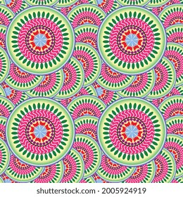 elegant geometric mandala pattern- background ,texture, wrapping paper, wallpaper, floor  carpet and cushion cover pattern
