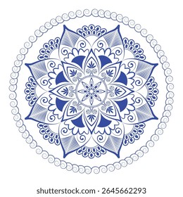 Elegant Geometric Mandala Vector Design