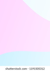 Elegant geometric pattern. The combination of wavy shapes of different shades of pale, light violet, blue color. Minimalist vector graphics. Simple design for covers, banners, cards, posters.