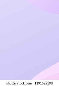 Elegant geometric pattern. The combination of wavy shapes of different shades of pale, light violet, blue color. Minimalist vector graphics. Simple design for covers, banners, cards, posters.