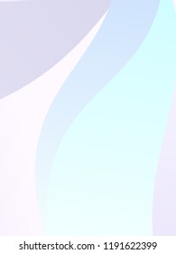 Elegant geometric pattern. The combination of wavy shapes of different shades of pale, light violet, blue color. Minimalist vector graphics. Simple design for covers, banners, cards, posters.