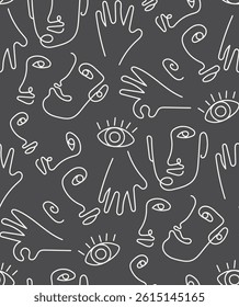 Elegant Geometric Pattern with Intertwined Circles and Ovals