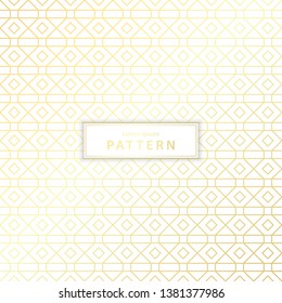 Elegant geometric pattern. Luxury pattern