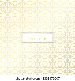 Elegant geometric pattern. Luxury pattern