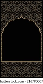 elegant geometric pattern prayer rug
