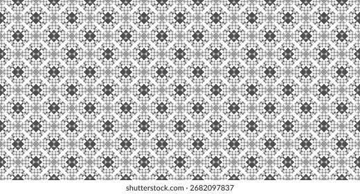 Elegant geometric pattern in shades of gray, featuring clean lines and modern symmetry, perfect for contemporary backgrounds, textiles, or minimalist design projects